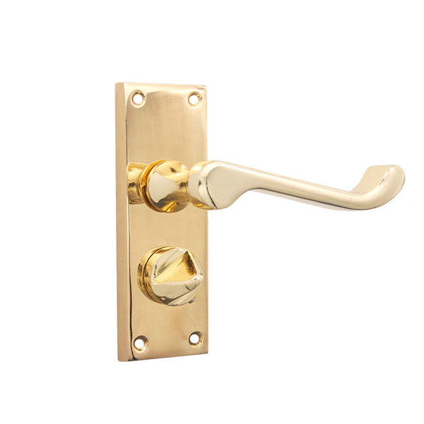 Victorian (Scroll) Latch Privacy Handle