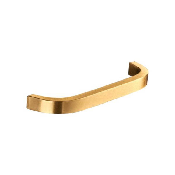 Curve Bar Cabinet Handle - Satin Brass