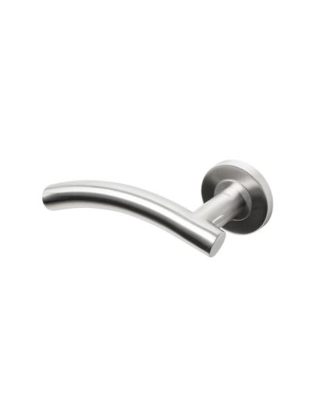 19mm dia Arched Lever Handle on 8mm Sprung Rose